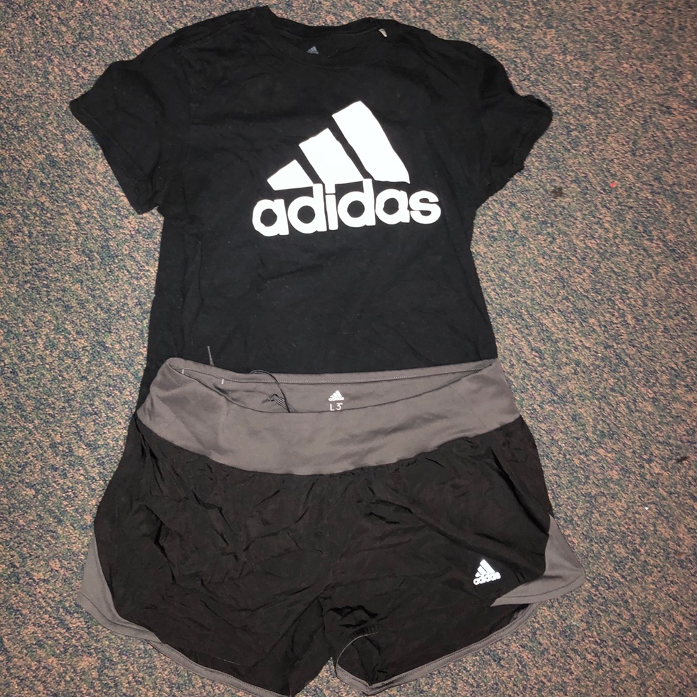 Adidas workout outfit